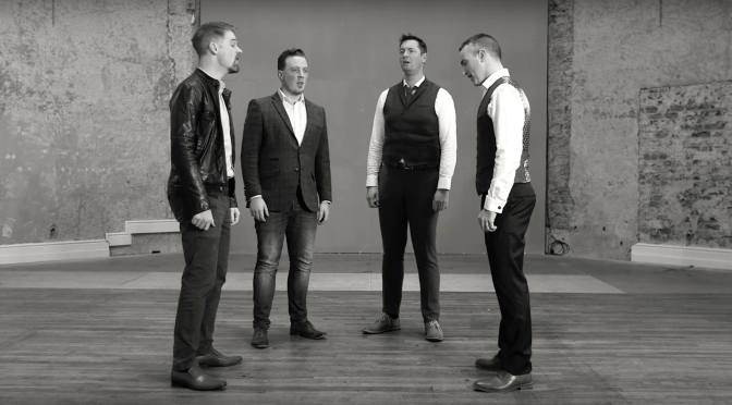 ‘Hide and Seek’ video by Irish barbershop quartet, 4 in a Bar