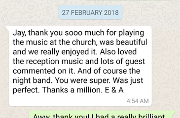 Testimonial from Eimear and Aonghus